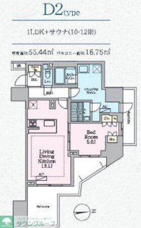 LUXENA八王子寺町の物件間取画像